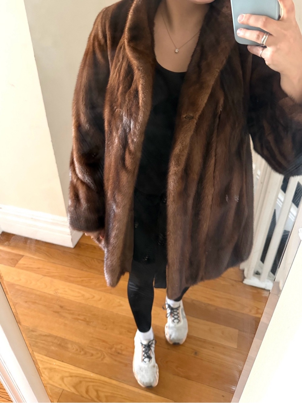 Vintage Givenchy brown Fur Coat - Women's Luxury Outerwear